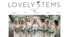 Desktop Screenshot of lovelystemsfloral.com